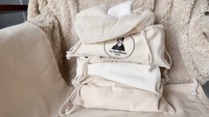 Sac de courses réutilisable en coton personnalisé, portable, en filet crocheté, pour fruits et légumes - Product Image 4