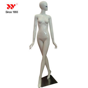 Fibre de verre Sexy Lady Mannequin en gros corps complet couleur nue femme usine grande taille enfant fille complet Mannequin noir - Product Image 3