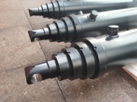 Cylindres de camion benne télescopique robustes à haute capacité, en acier chromé dur, pression 210 bars, à vendre, toutes tailles en stock