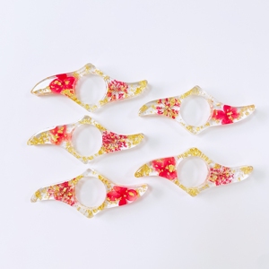 Livre floral porte-page fleur pouce porte-page résine épandeur de page support de lecture lecteur rat de bibliothèque amant cadeaux signet - Product Image 2