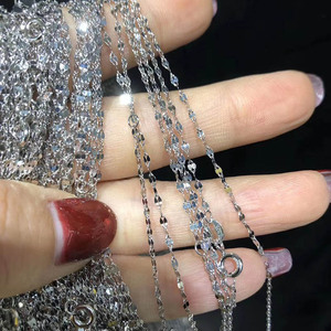 <span class=keywords><strong>Collier</strong></span> Chaîne en <span class=keywords><strong>Or</strong></span> Massif Véritable Pur 18 Carats AU750, Mode Luxe, Accessoires Bijoux Fins, pour Femmes - Product Image 5