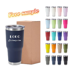 OEM/ODM 30oz White Stainless Steel Double Wall Vacuum Insulated Tumbler with LED Temperature Display Leak-Proof Handle & Lid - Product Image 1