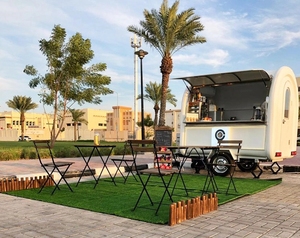 Remorque de barbecue coréenne de 7,5 pieds, cuisine mobile, camionnette de nourriture, mini camions <span class=keywords><strong>pour</strong></span> la vente de nourriture en plein air, remorque à <span class=keywords><strong>chevaux</strong></span> - Product Image 1