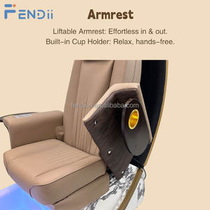 Móveis de Salão de Beleza de Luxo Moderno e Profissional, Cadeira de Massagem Elétrica Reclinável para Manicure e Pedicure - Product Image 6