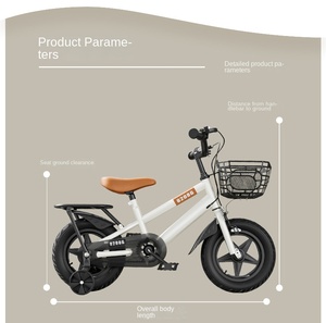 Vente chaude 12-18 pouces BMX Sport Mountain Dirt Bike pour enfants 2-12 ans Single Speed Gravel Pit Motor Bike Brake Line - Product Image 2