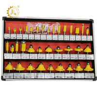 35pcs mèches de routeur CNC et fraise à bois ensemble de mèches de profil personnalisables pour outils de travail du bois Support OEM