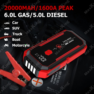 Chargeur portable d'urgence, batterie au lithium, chargeur rapide, démarreur de voiture et de moto 12V - Product Image 5