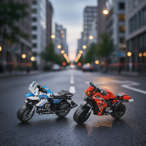 Kit de Construcción de Motocicleta de Plástico, 229-256 Piezas, Edad 6+, 21x28 cm - Product Image 1