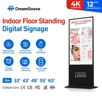 Kiosco de Señalización Digital 4K de 43, 49, 55 y 65 Pulgadas, Kiosco Interactivo con Pantalla Táctil para Centros Comerciales