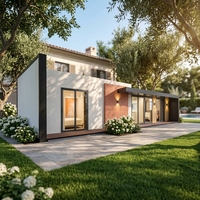 ModernLüks Prefabrik Modüler Ev Tiny House Tamamen Döşenmiş Prefabrik Villa Çek-Çek Tasarımında Ev, Nakliye Maliyetini Tasarruf Sağlar