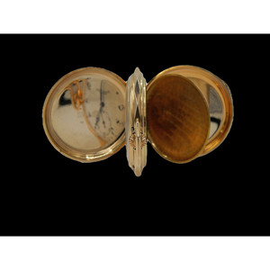 Orologio da tasca in oro massiccio 14k-Schaffhausen IWC * ottime condizioni * - Product Image 3