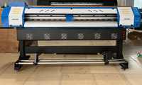 Mejores ventas 1,8 m de alta velocidad de gran formato eco solvente impresora digital de inyección de tinta plotter 8 colores para publicidad interior y exterior