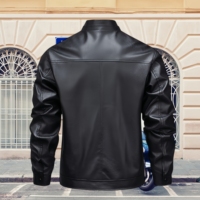 Veste Homme – Nouvelle Collection Décontractée Rétro en PU, Style Motard Tendance avec Fermeture Éclair Respirante – Vente en Gros Usine