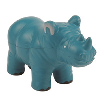 Balle anti-stress souple en forme de phoque bleu, jouets anti-stress, logo personnalisé, vente en gros, balle anti-stress souple en mousse PU en forme d'animal, jouets promotionnels