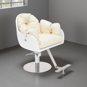 Silla de Peluquería Giratoria de Cuero con Altura Ajustable, Equipo de Peluquería Más Popular - Product Image 5