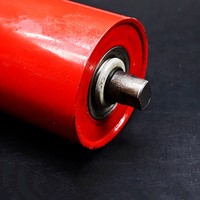 Rouleau de transporteur de convoyeur à bande de l'industrie lourde nouveau rouleau de renvoi de rouleau de convoyeur de bande d'exploitation de fer d'acier au carbone pour la vente au détail