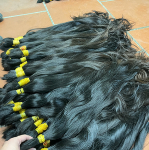 Extensiones de Cabello Virgen Natural con Cutícula Alineada, Cabello Vietnamita Crudo de Doble Trama, Cabello Vietnamita Crudo de 6-32 pulgadas, contáctenos - Product Image 6