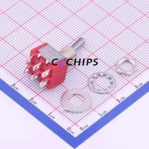 1MD1T1B1M1QES-5 Toggle Switch Through hole Component (THT) Switch Double Pole Double Throw 400000 Cylindrical Knob Solder Tab - Product Image 1