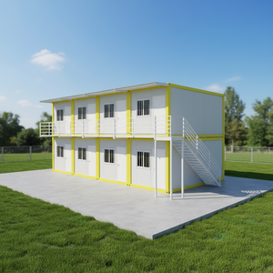 TOPPRE Casa Prefabbricata Economica Smontabile, Villa di Lusso in Container, Hotel Container, Appartamento Mobile, Casa Container con 2 Camere da Letto - Product Image 3