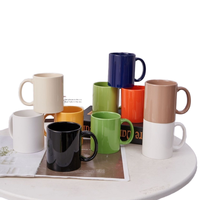 Tasses à café en céramique personnalisées avec logo imprimé par sublimation, 11 oz, couleur changeante, vente en gros directe usine