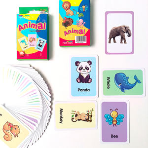 Jouets éducatifs Montessori de haute qualité en gros, cartes de reconnaissance des mots en papier, adaptées à l'éducation de la <span class=keywords><strong>petite</strong></span> <span class=keywords><strong>enfance</strong></span> - Product Image 3