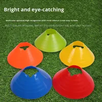 Set Kerucut Sepak Bola PE Ukuran Jumbo Tahan Lama untuk Latihan Kelincahan Olahraga Sepak Bola Dewasa dan Anak-Anak di Luar Ruangan dan Dalam Ruangan