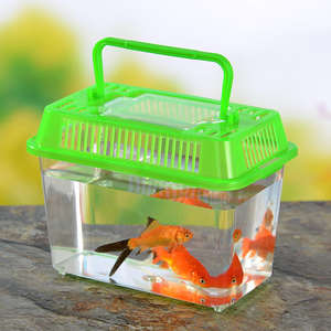 <span class=keywords><strong>Aquarium</strong></span> en plastique poissons rouges animaux de compagnie boîte à tortues équipements Aquariums transparents et accessoires Support d'élevage de poissons - Product Image 5