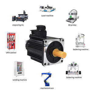 محرك سيرفو عالي العزم بسعر جيد من الشركة المصنعة، وحدة تحكم منطقية للسيرفو، قطع غيار CNC، محرك سيرفو متناوب من ميتسوبيشي مع وحدة تحكم - Product Image 6