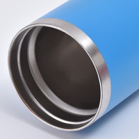 Gobelet isotherme en acier inoxydable 14 oz avec logo personnalisé, ouvre-bouteille intégré, portable, pour voiture, voyage, café, pour les acheteurs en gros