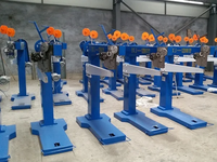 Máquina de coser de cartón manual superventas, máquina grapadora de cartón corrugado, máquina para hacer cartón