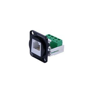 Module téléphonique de type D RJ11 à montage sur panneau sans soudure Cat 3 pour panneau 86, panneau de cabinet 1U T140 2 - Product Image 2