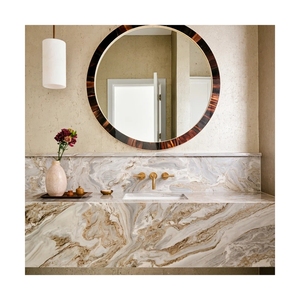 Modern Freestanding Natural Vanity Cabinet Marble Bathroom <b>Basin</b> - Product Image 4