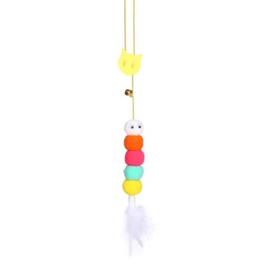 New hanging <b>cat</b> teaser, retractable, door-hanging, elastic rope, feather, self-entertaining and entertaining toy, best-selling - Product Image 5