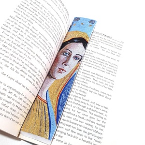 Christian católico ortodoxo Virgen María iconografía arte tejido marcador - Product Image 2