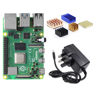<span class=keywords><strong>Raspberry</strong></span> <span class=keywords><strong>Pi</strong></span> <span class=keywords><strong>4</strong></span> 4B ontwikkelbord met koelcomponenten, AI-high-performance processor - Product Image 1