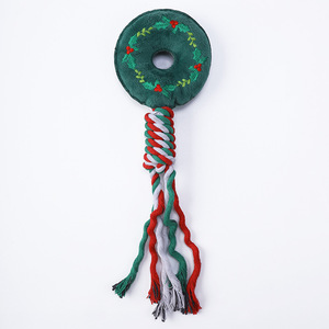 Juguetes Masticables para Mascotas de Algodón Suave, Ecológicos, con Diseño Navideño, Creativos, Resistentes al Desgaste, con Sonido, Interactivos para Perros, Regalos de Navidad - Product Image 3