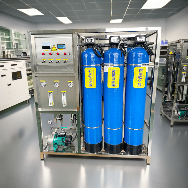 1000L RO Water Purifier Reverse Osmosis Water Treatment System 380V PP Pump Engine Filter Filter Ozone