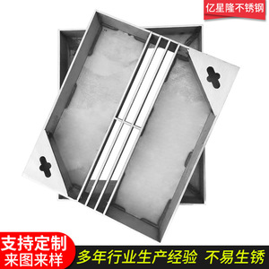 Yixinglong Stainless Steel Drainage Well Cover 600x600 Square Linear Slotted Rainwater Inlet Manhole Cover - Product Image 4