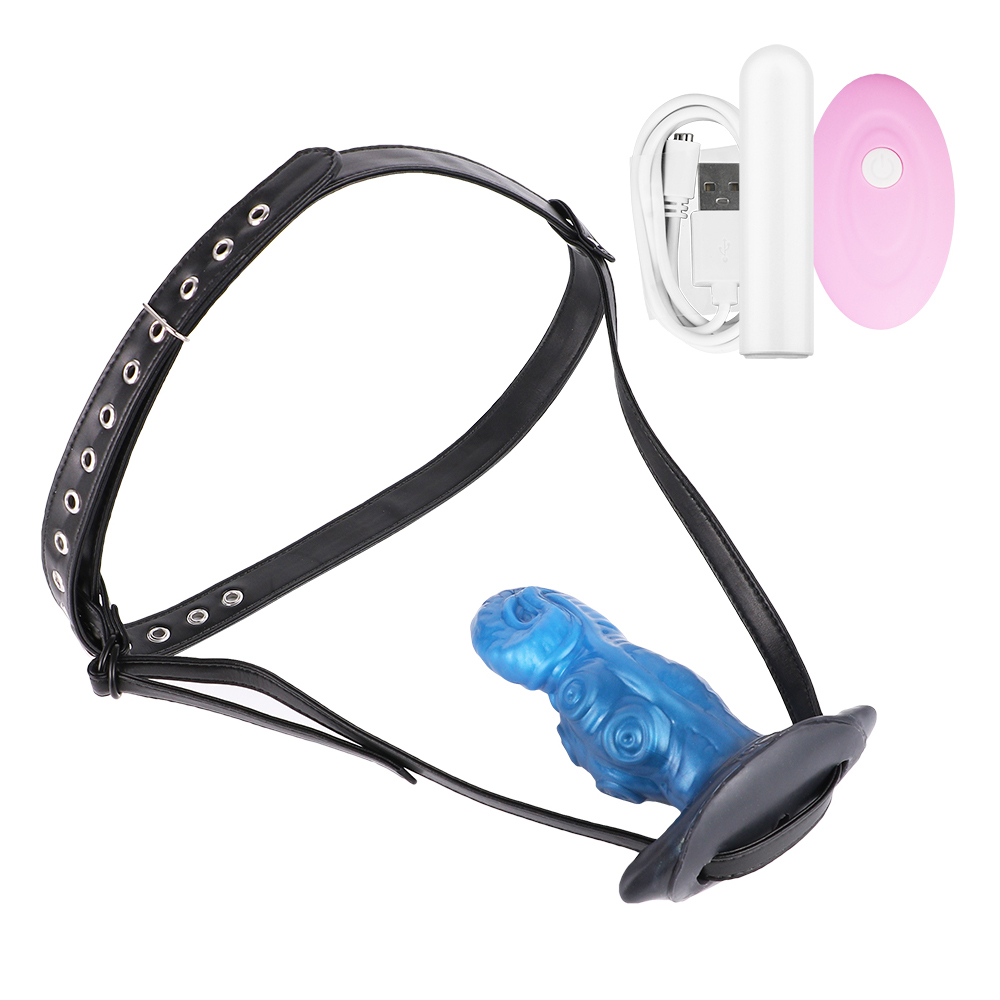 Bleu + ceinture orale + vibration