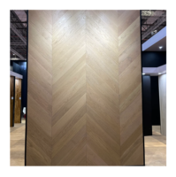 Parquet en bois d'ingénierie moderne en chêne blanc lisse, motif chevron, 15/4 mm, multicouche, système clic, garantie 5 ans, haut de gamme