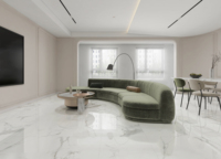 Carrelage de sol en porcelaine brillant blanc Carrara 600x600mm, aspect marbre, qualité AA, pour salle de bain, hôtel, projet, directement de l'usine, OEM
