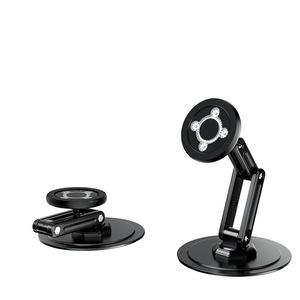 Magnetic Phone <b>Holder</b> 360 Degree Rotating Folding Metal Desk Stand For Apple iPhone <b>Tablet</b> Support Flexible Mount - Product Image 1