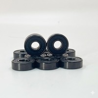 Roulements de patins ABEC 7 en céramique pour roue de patins à roulettes avec entretoise intégrée et conception durable à haute performance et fluide