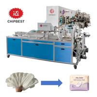 Machine de laminage de serviettes hygiéniques haute vitesse et robuste Chipbest avec moteur PLC, pompe et engrenage, 220V 50/60Hz, garantie 1 an
