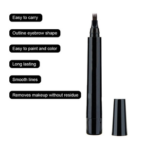 <span class=keywords><strong>Crayon</strong></span> à sourcils professionnel OEM étanche à 4 pointes, tenue forte, forme stylo mince, universel pour hommes, couleur de remplissage longue tenue - Product Image 2