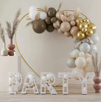 Arche de mariage en métal en forme de cœur, support de toile de fond doré en forme de cœur pour la cérémonie de mariage, la fête, la décoration de photomaton