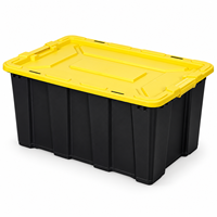 Conteneur de stockage industriel moderne série XL 100L robuste avec couvercle renforcé en PP pour le manutention en usine