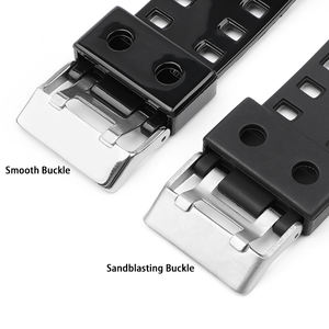 Bracelet de montre en résine de haute qualité pour <span class=keywords><strong>Casio</strong></span> GA110 GA100 GA140 G-8900 16mm Bracelets de montre en caoutchouc brillant givré - Product Image 5