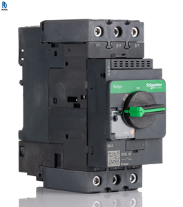 Disjoncteur thermique tripolaire Gv3l65 65a Tesys, interrupteur à levier à réinitialisation directe, série Gv - Product Image 1