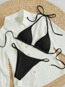 A7187 - Nouveauté <span class=keywords><strong>Maillot</strong></span> <span class=keywords><strong>de</strong></span> <span class=keywords><strong>Bain</strong></span> Triangle Taille Haute Sexy pour Femme - Collection Été 2026 - Product Image 5